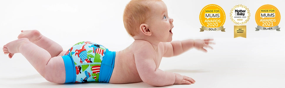 Auszeichnung der Neopren-Schwimmwindel Happy Nappy für Babys und Kinder von SplashAbout