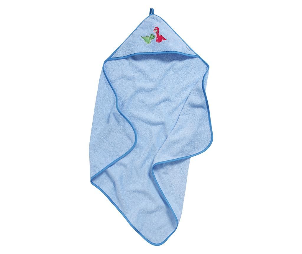 Kapuzenbadetuch Dinosaurier - Bade-Poncho aus Frottee