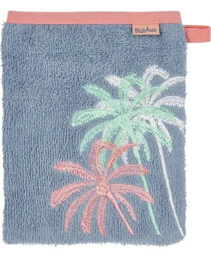Playshoes Frottee Waschhandschuh Palmen