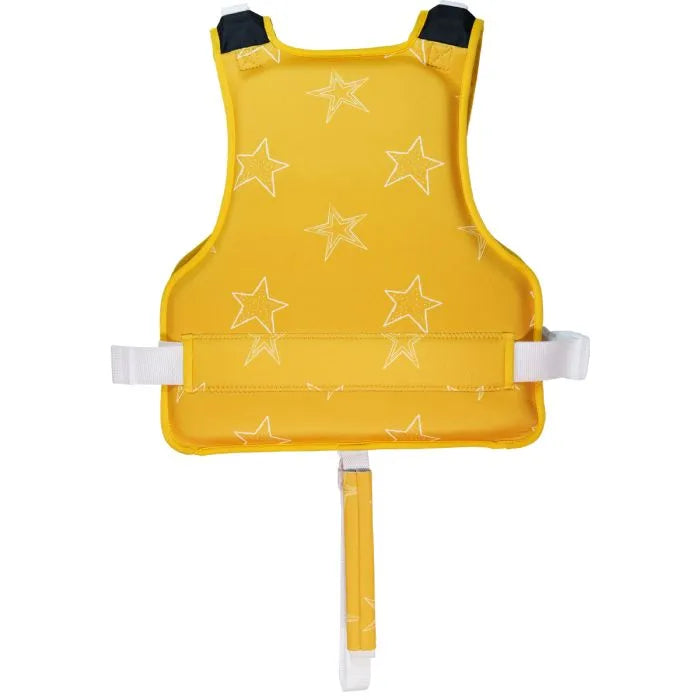 Kinder Schwimmweste Gelbe Sterne verstellbar