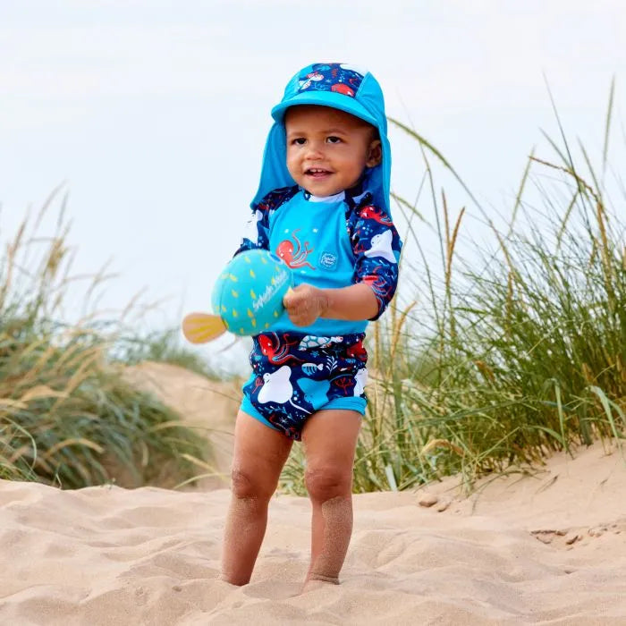 UV Sonnenschutzkleidung mit integrierter Schwimmwindel "Under the Sea"