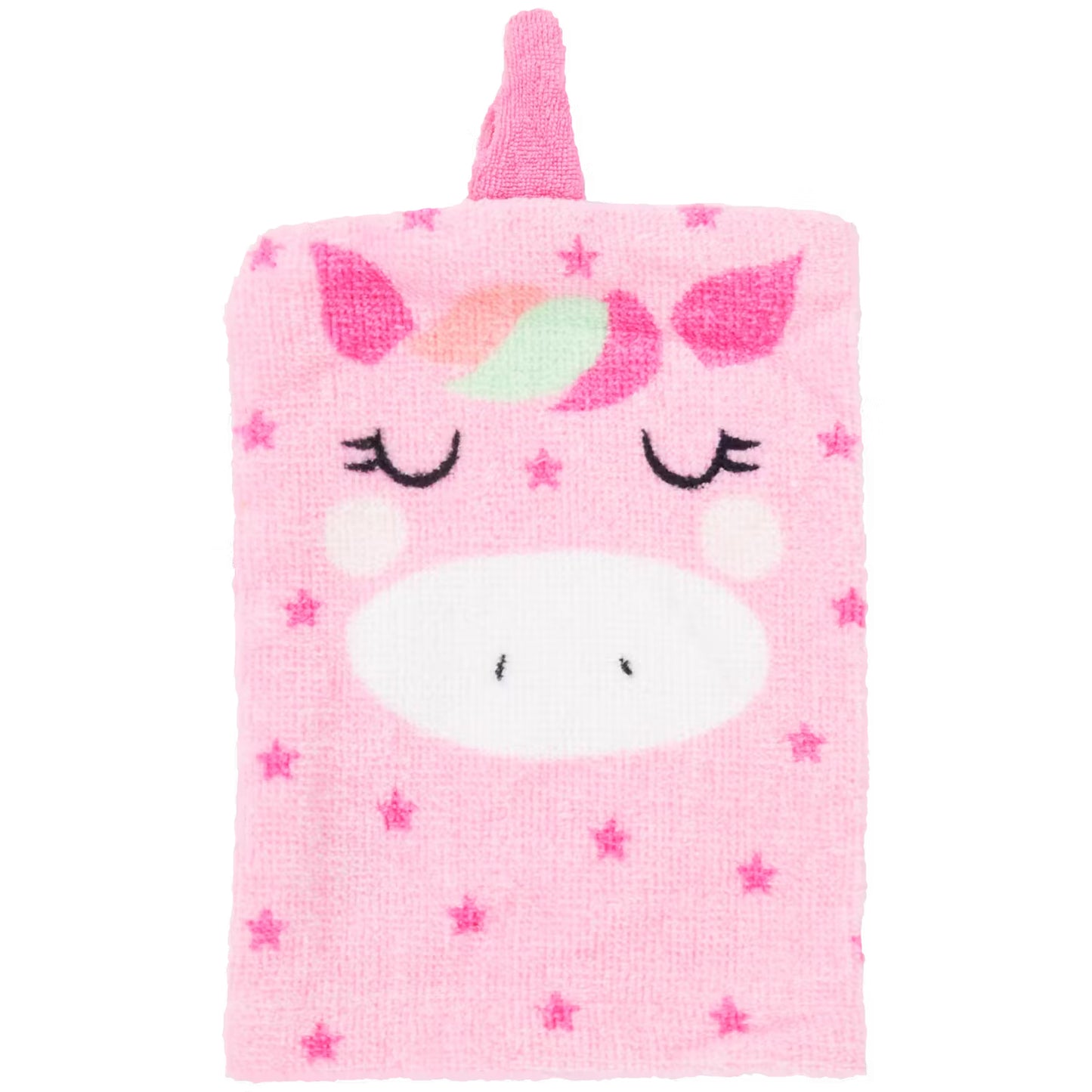 Waschhandschuh für Babys und Kinder "Einhorn"