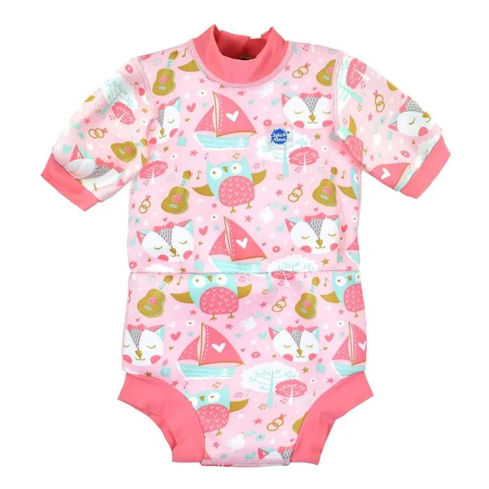 Wetsuit "Owl and the Cat" für Babys und Kleinkinder aus Neopren