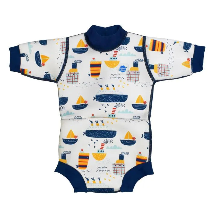 Wetsuit "Tug Boats" für Babys und Kleinkinder aus Neopren
