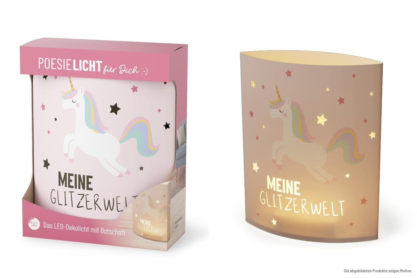 Poesielicht mit LED- Beleuchtung "Einhorn" La Vida