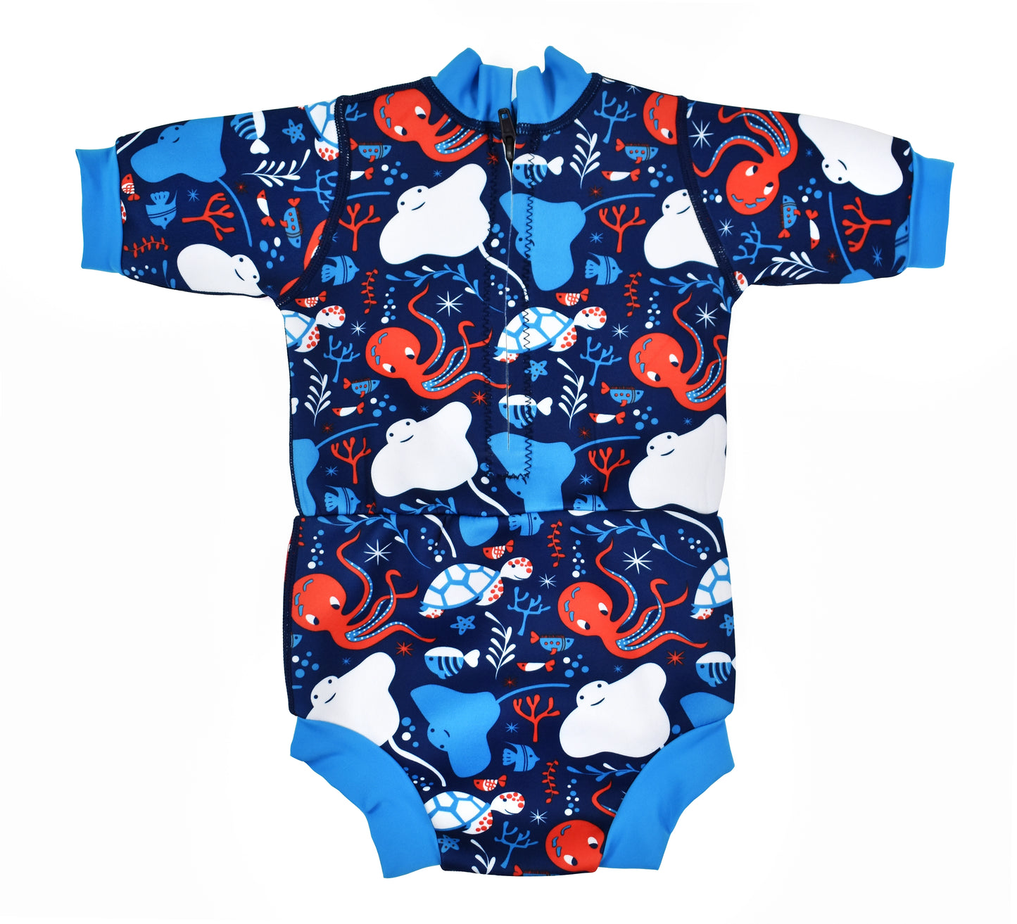Wetsuit "Under the Sea" mit integrierter Schwimmwindel und Reißverschluss
