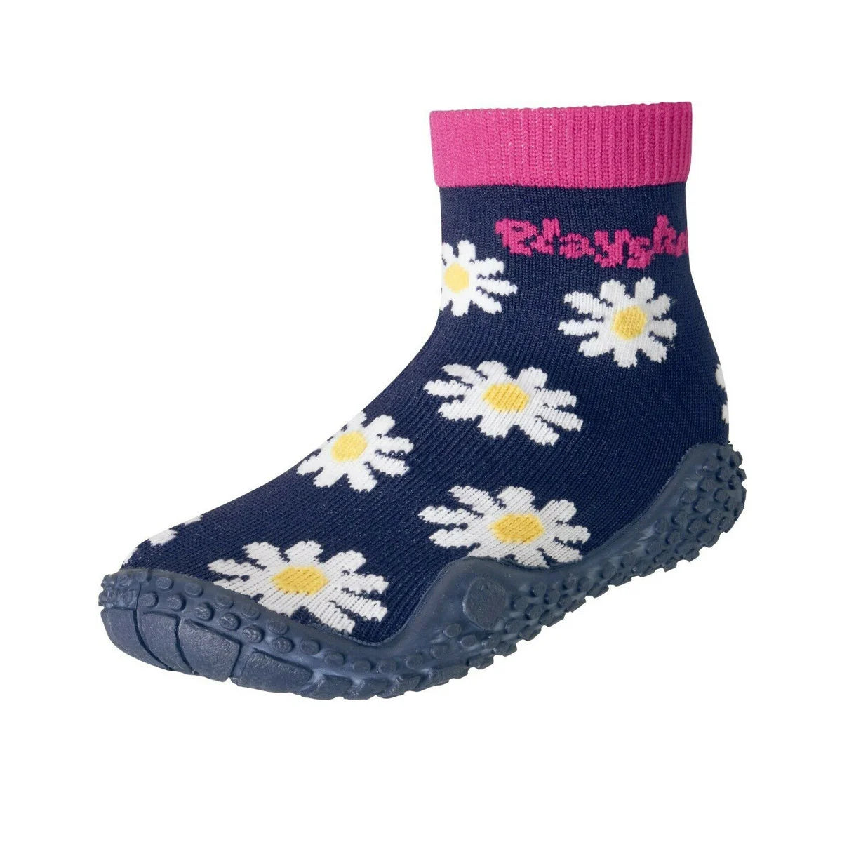Aqua-Socken für Kinder mit Margeriten-Motiv