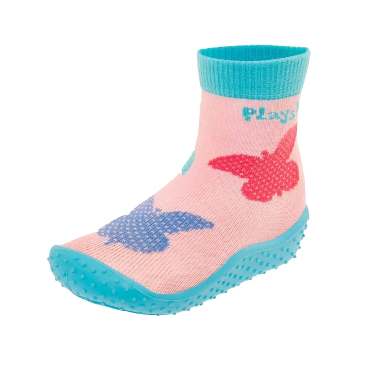 Aqua Socken Schmetterlinge