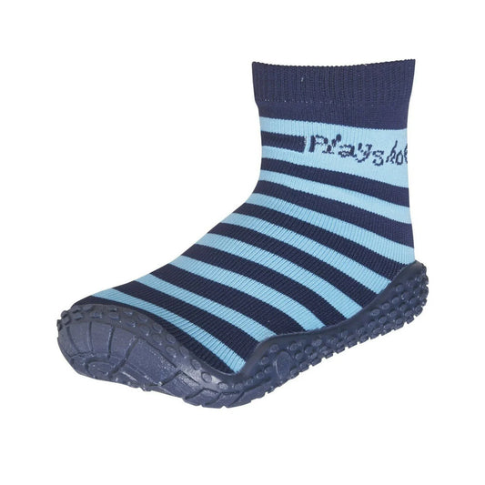 Aqua-Socken für Kinder mit blauen Streifen