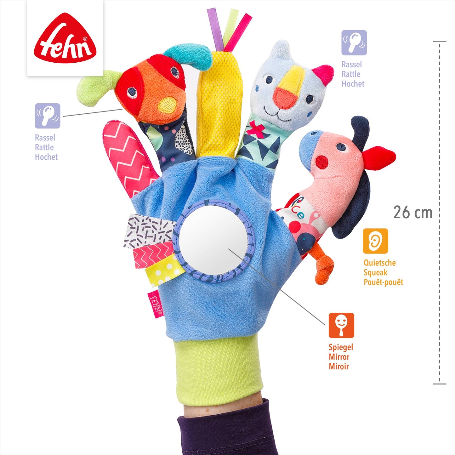 Spielhandschuh Color Friends - Fingerpuppen-Handschuh