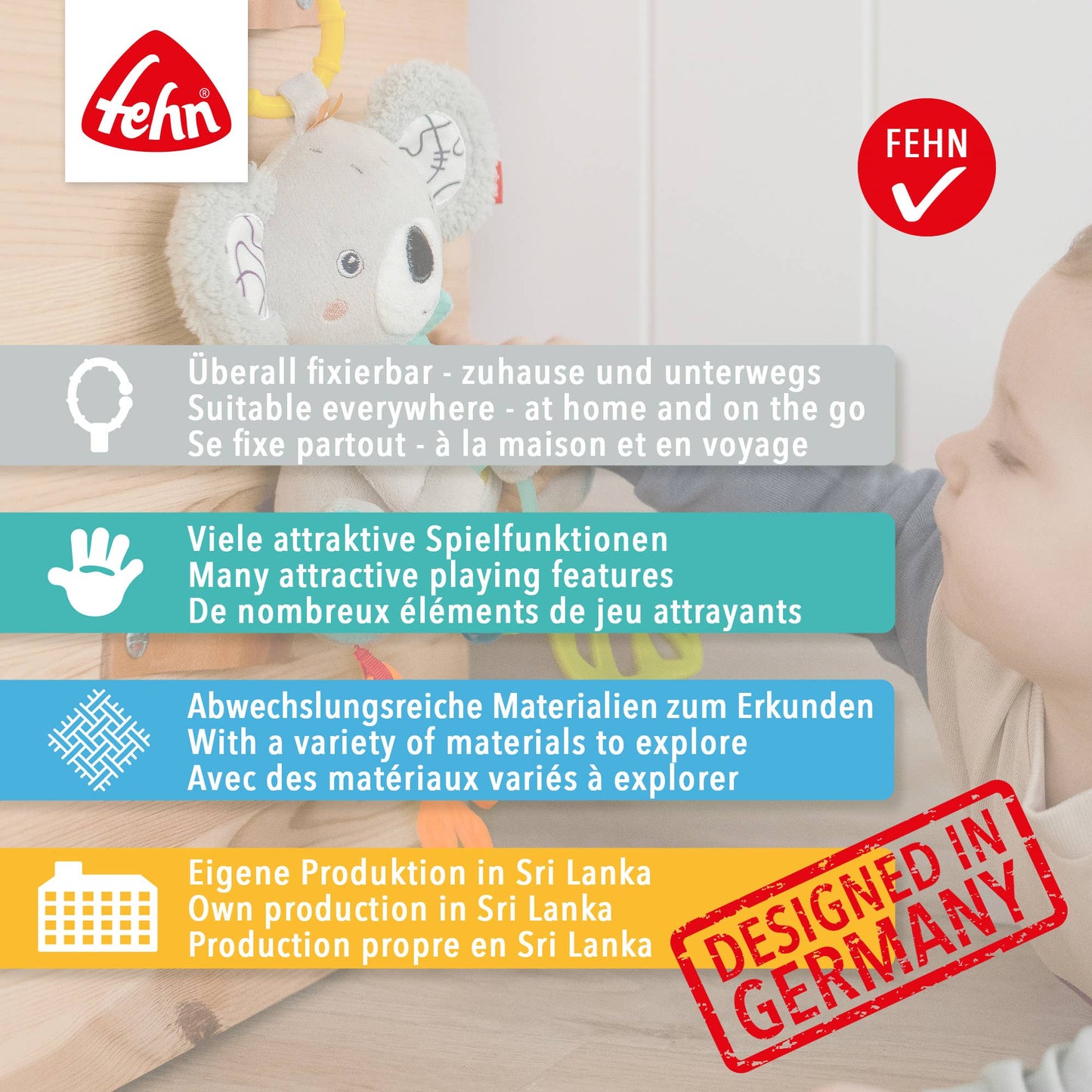 Activity-Raupe - Motorikspielzeug