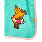 Bade-Poncho für Kinder "Die Maus" Schwimmring