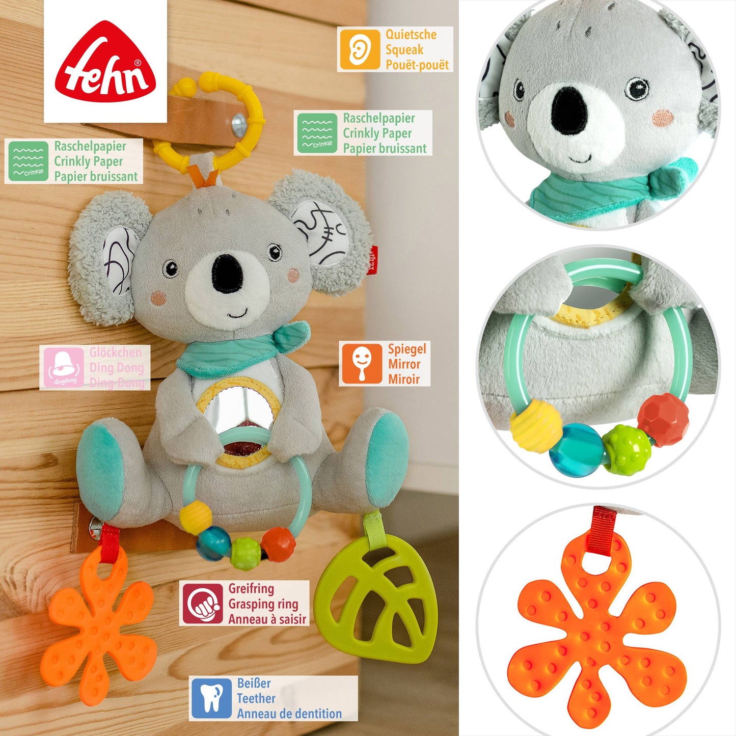 Activity-Koala - Motorikspielzeug zum Aufhängen