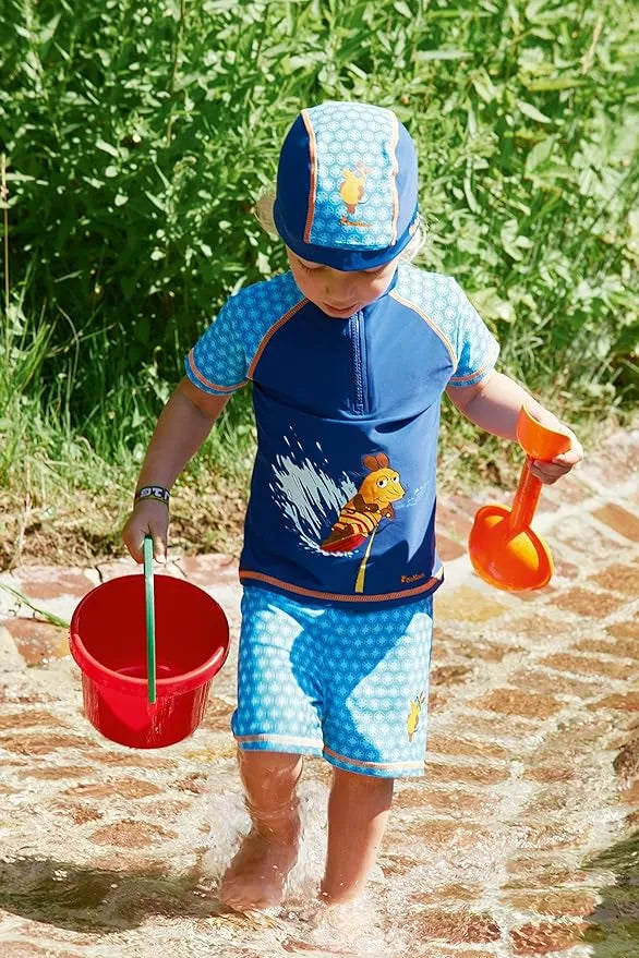 playshoes sonnensegel UV-Schutz Bade-Set "Die Maus" für Kinder Playshoes LSF 50+ Hohenstein – JULIDU