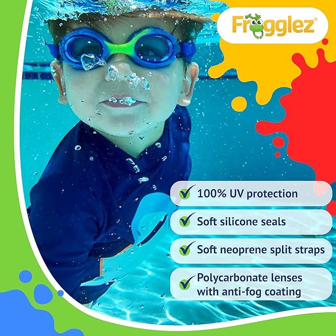 Frogglez Kinder Schwimmbrille Merkmale 2