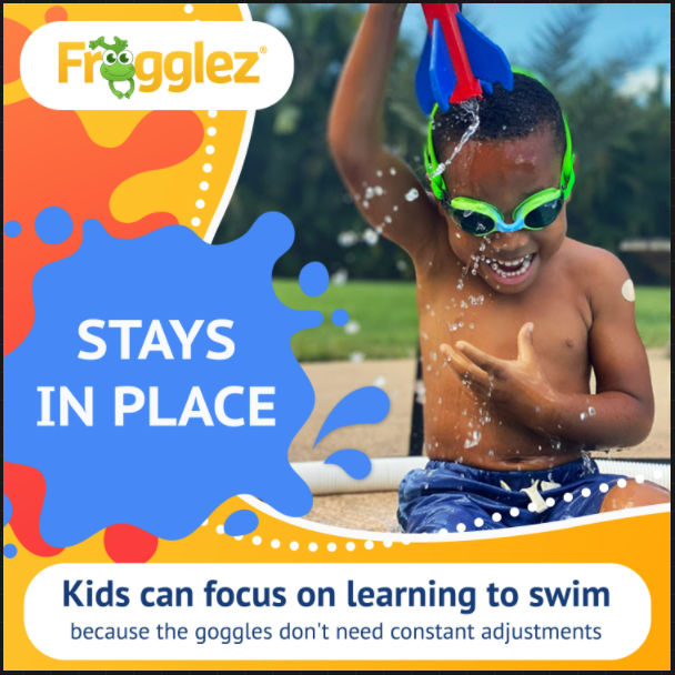 Frogglez Kinder Schwimmbrille Informationen für Eltern