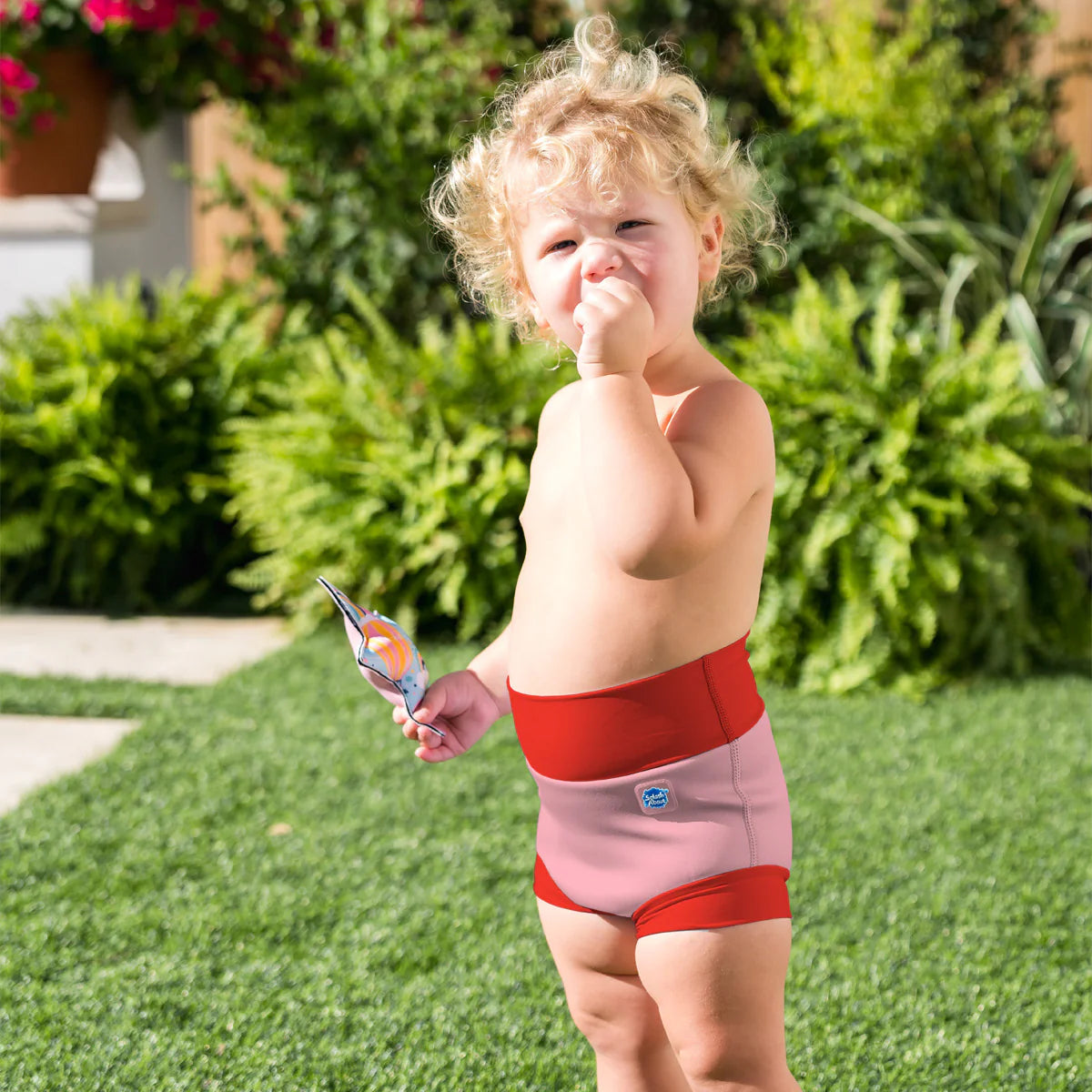 Neopren-Schwimmwindel DUO "Pink/Red"