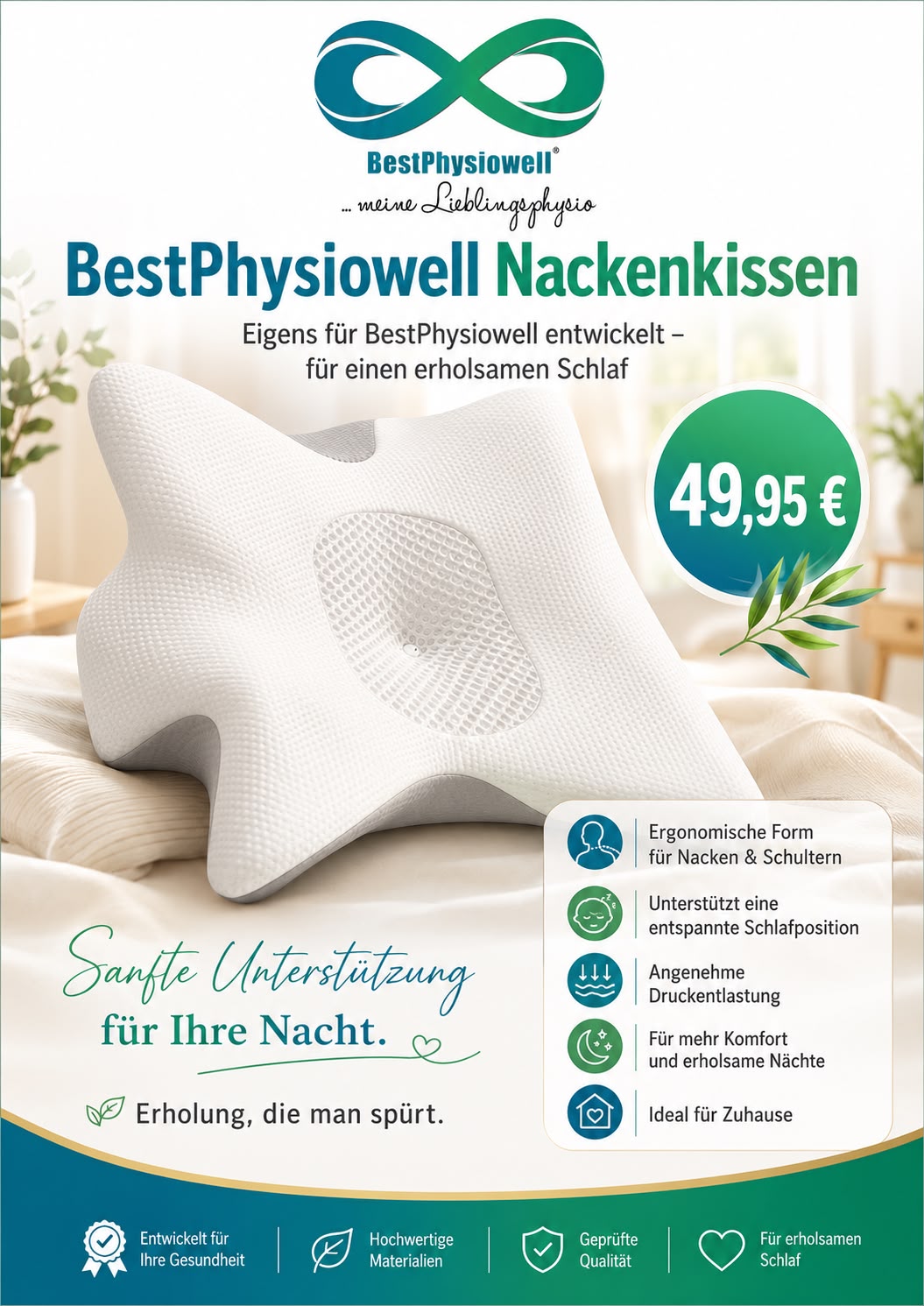 BestPhysiowell® Nackenkissen