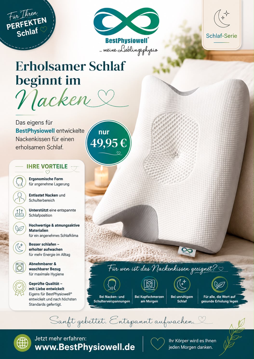 BestPhysiowell® Nackenkissen