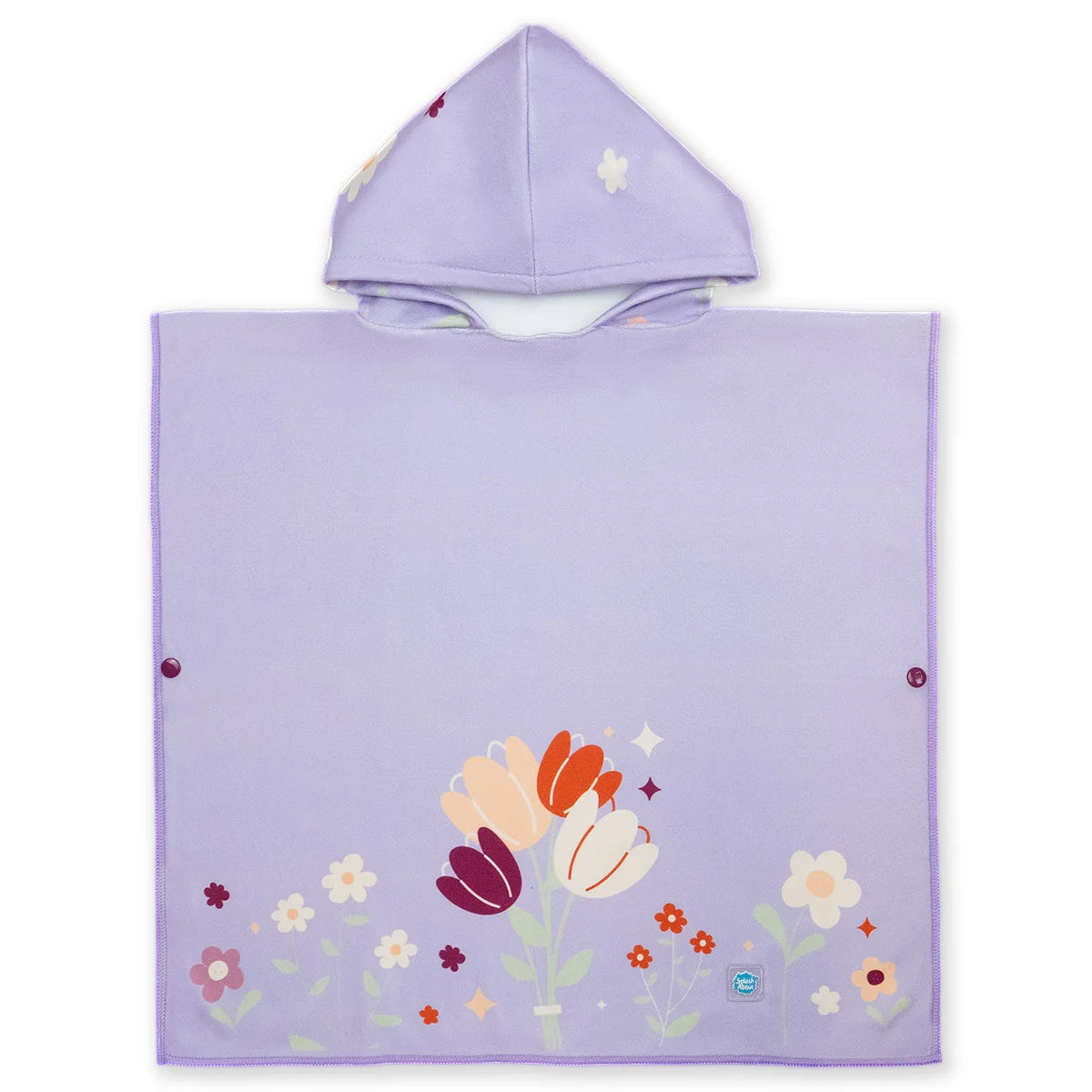 Bade-Poncho "Lilac Spring"