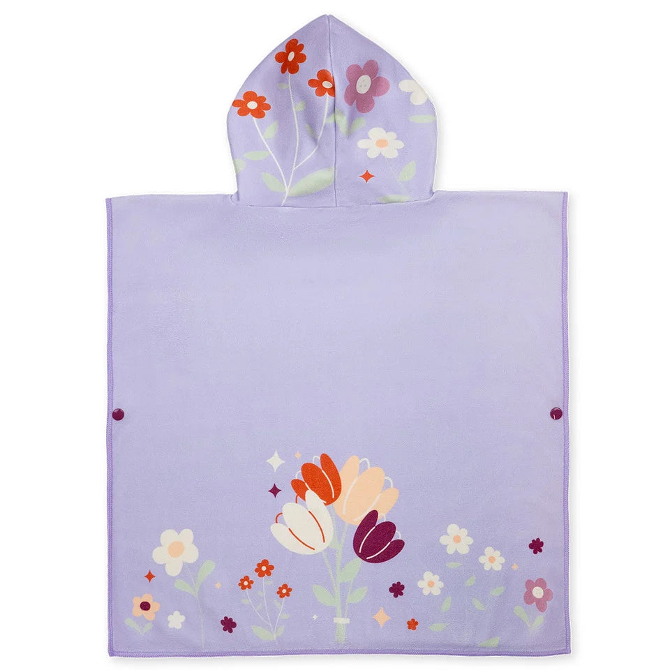 Bade-Poncho "Lilac Spring"