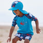 Junge trägt atmungsaktives UV Shirt "Under the Sea"