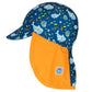 UV Sonnenhut mit Nackenschutz für Baby und Kind "Shark Reef"