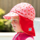 UV Sonnenhut mit Nackenschutz für Baby und Kind "Strawberry Field"