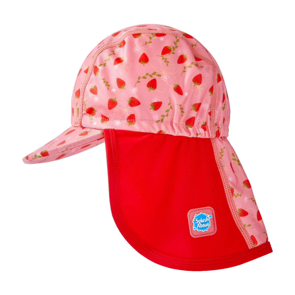 UV Sonnenhut mit Nackenschutz für Baby und Kind "Strawberry Field"