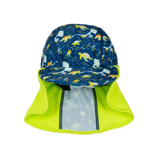 UV Sonnenhut mit Nackenschutz für Baby und Kind "Turtle Tide"