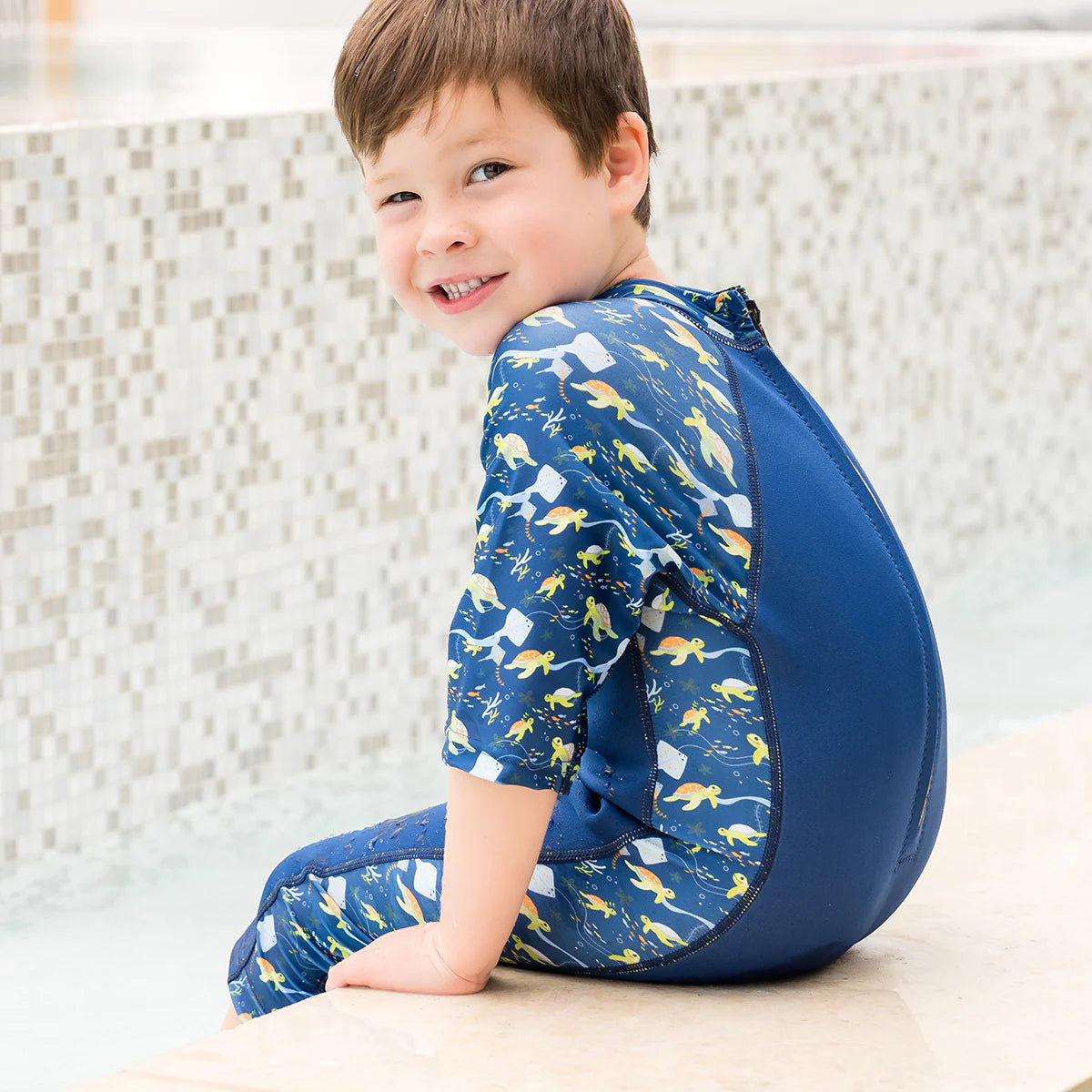 Neopren-Sun & Sea Suit "Turtle Tide" mit Sonnenschutzfaktor 50+