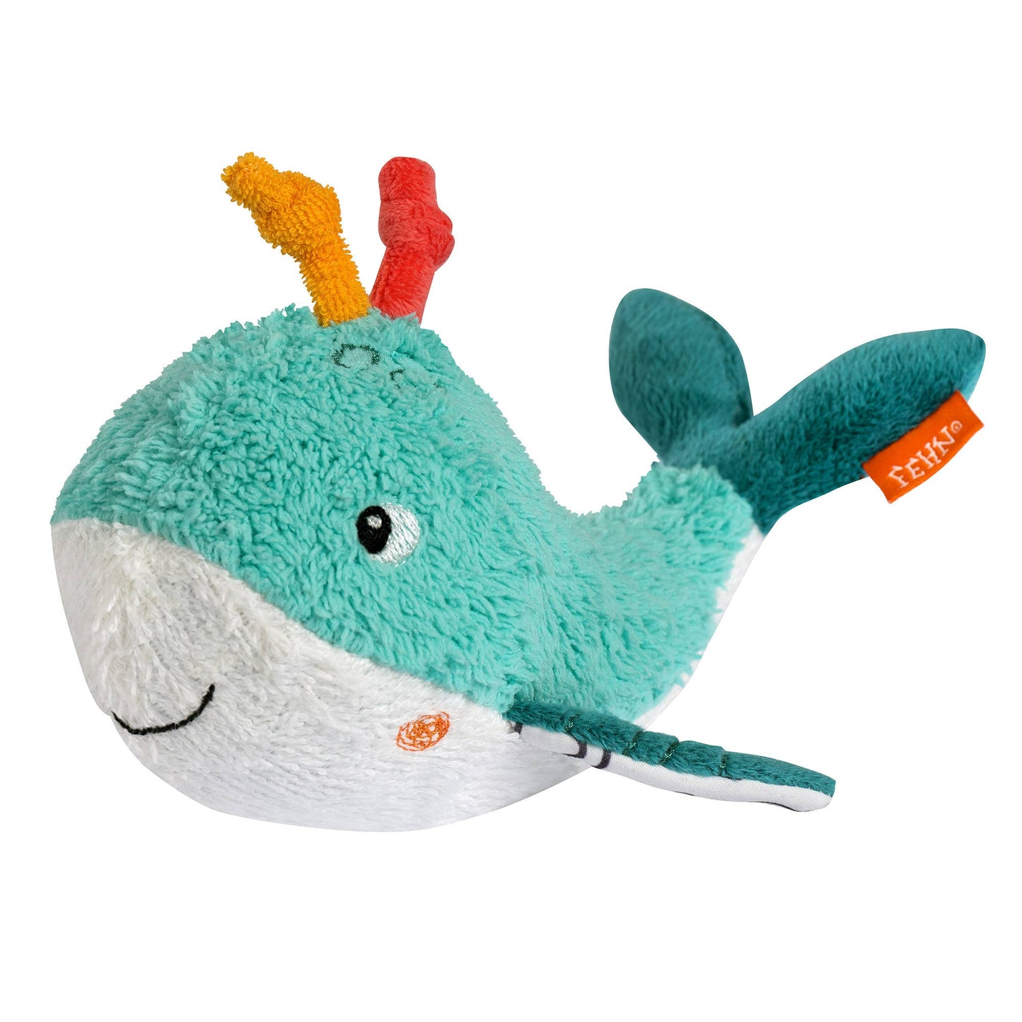 Badetier Wal - Schwimmendes Stoff-Badewannenspielzeug