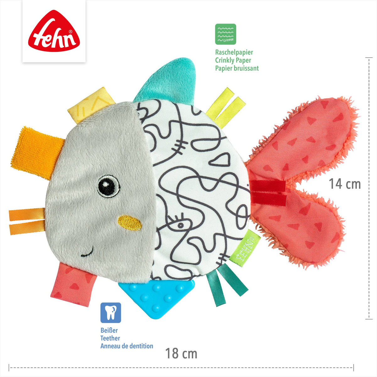 Knister-Fisch - Activity-Rascheltier