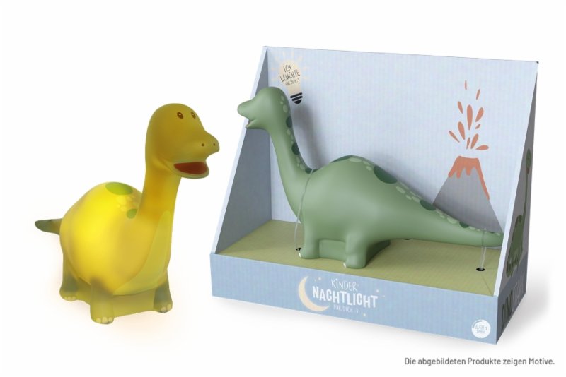 Nachtlicht mit LED- Beleuchtung "Dino" La Vida
