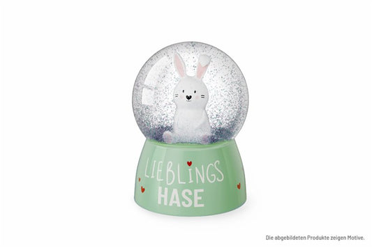 La vida Glitzerkugel "Hase"
