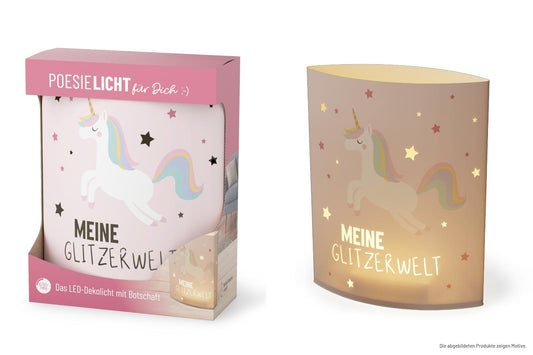 Poesielicht mit LED- Beleuchtung "Einhorn" La Vida