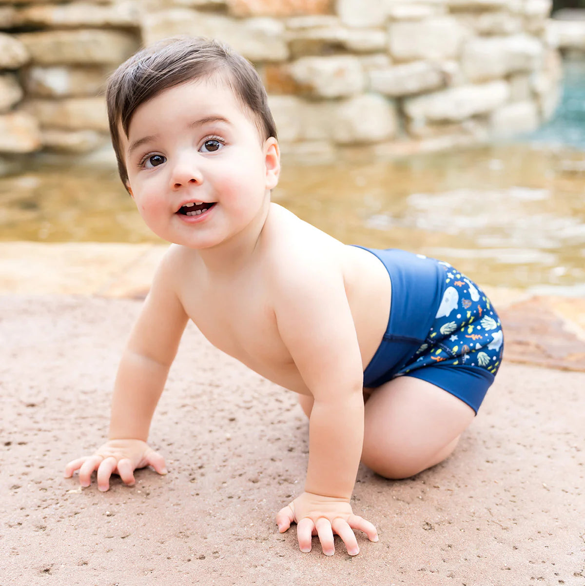 Neopren-Schwimmwindel "Shark Reef"