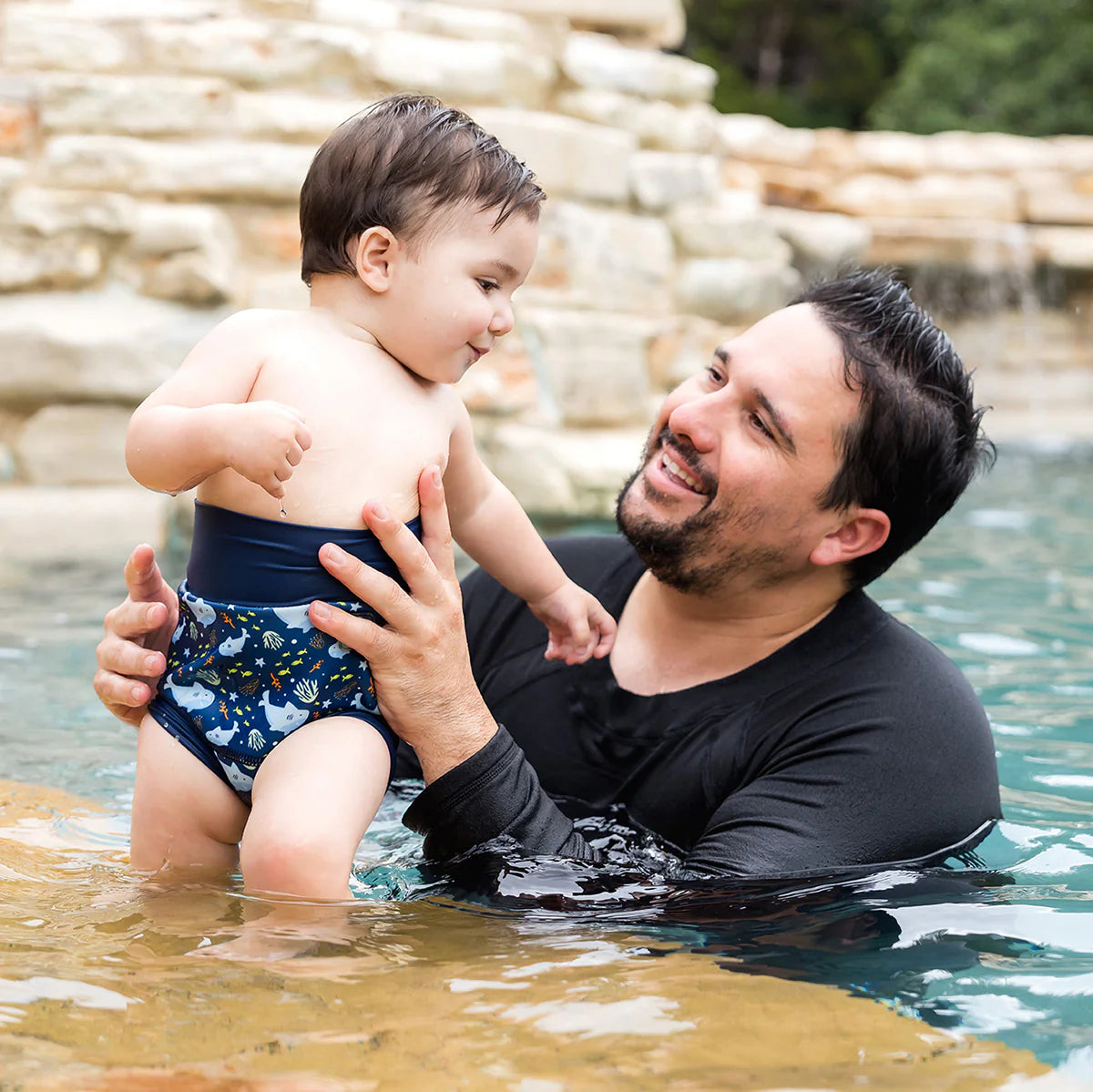 Neopren-Schwimmwindel "Shark Reef"