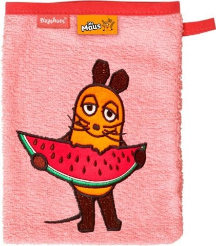 Waschhandschuh "Die Maus" Melone