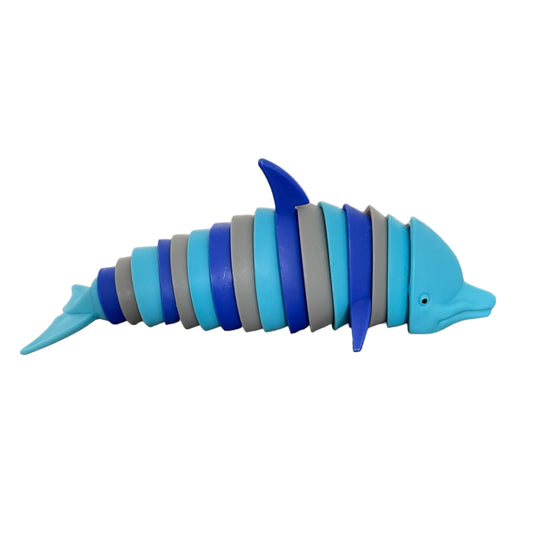 Fidget Delfin in blau
