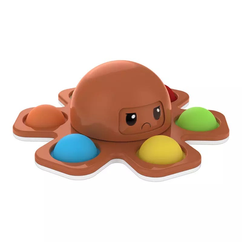 Sensorik Fidget Oktopus Spielzeug in braun