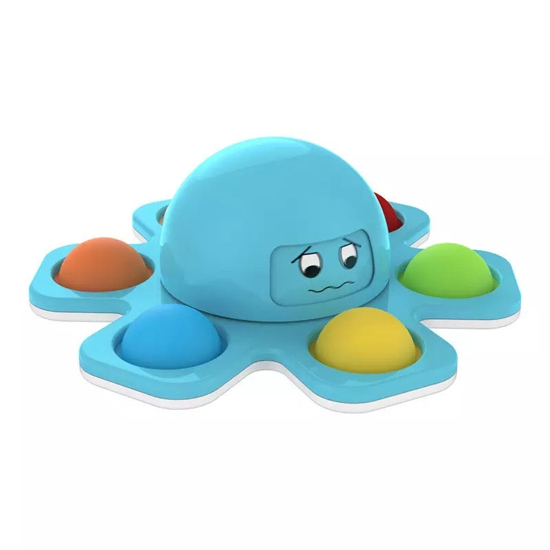 Sensorik Fidget Oktopus Spielzeug in blau