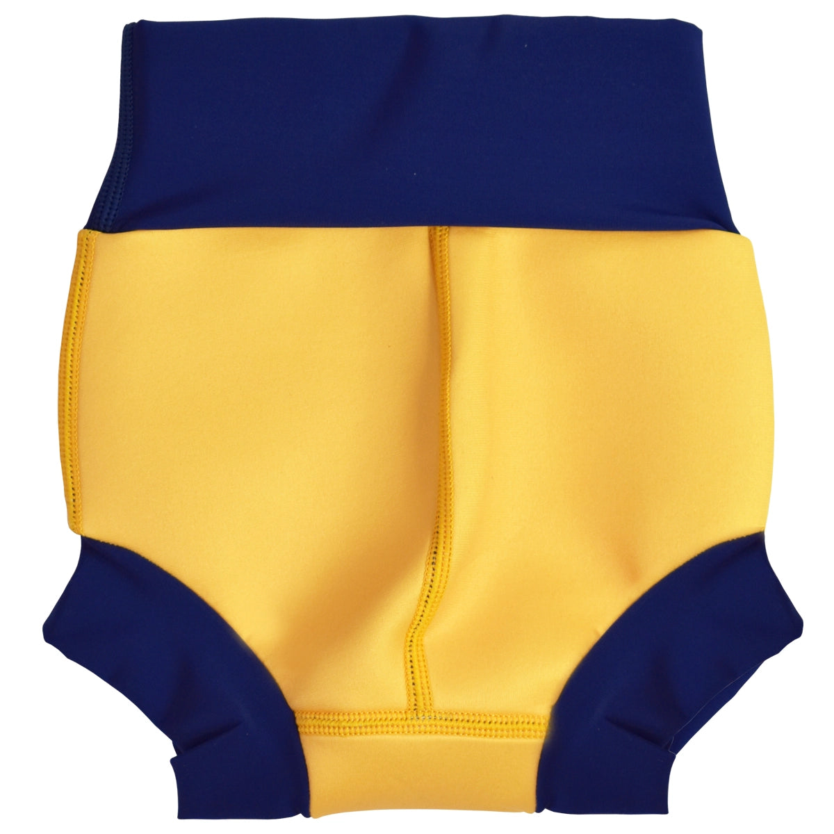 Neopren-Schwimmwindel "yellow + blue" von SplashAbout von hinten