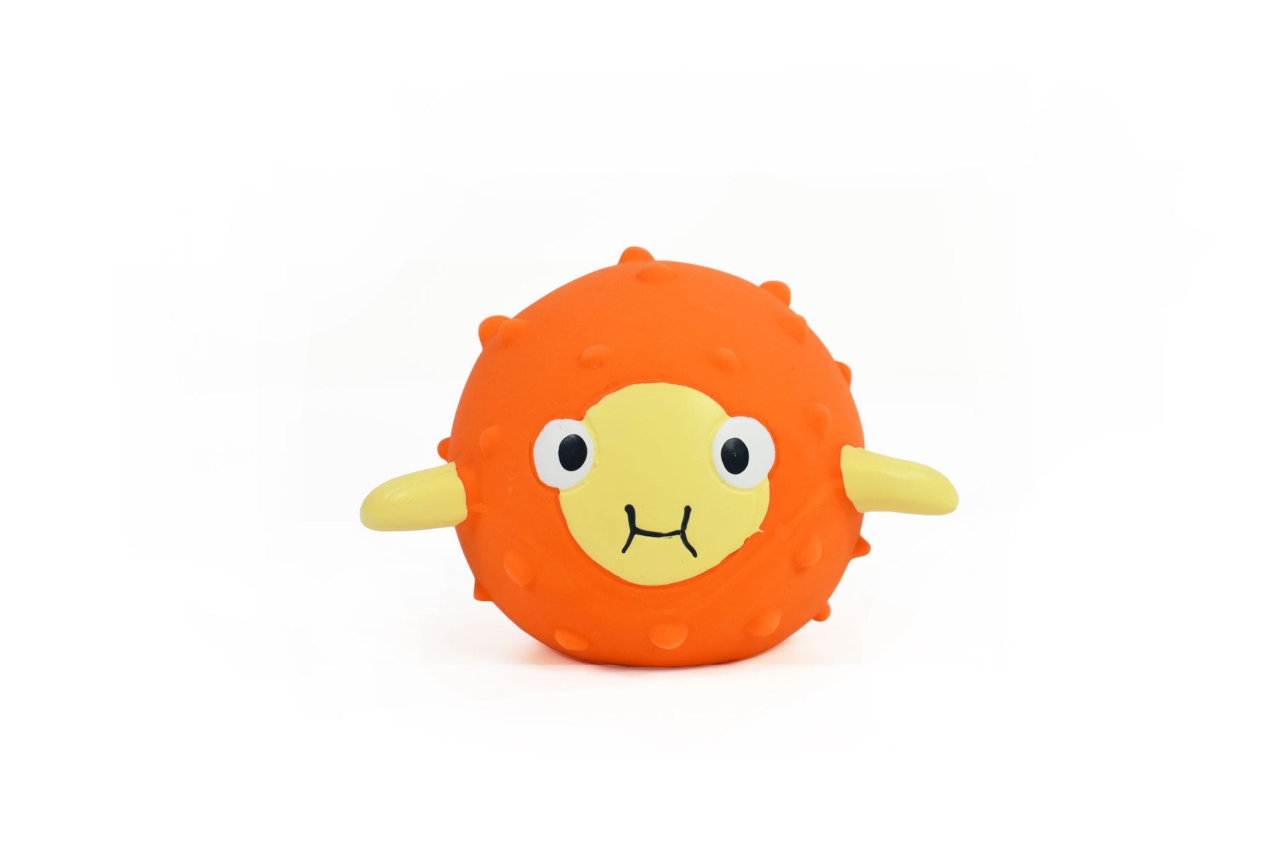 Kugelfisch-Ball in orange