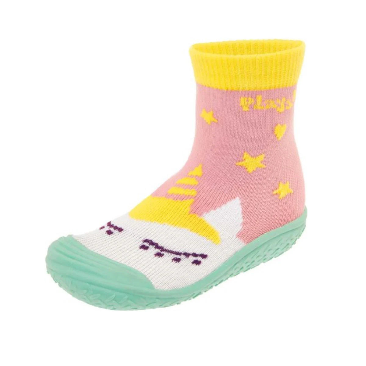 Aqua-Socken für Kinder mit Einhorn Motiv